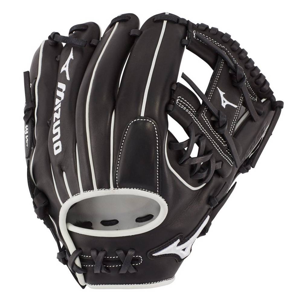 Womens Mizuno Pro Select Fastpitch 11.5" Softball Gloves Black Philippines (UAYXQM064)